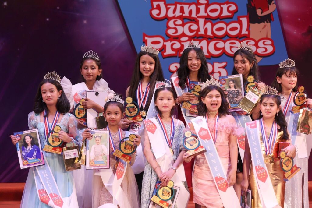 सिजन मिडियाद्वारा आयोजना गरेको जुनियर स्कुल प्रिन्सेस २०२५ मा सिनियर ग्रुपबाट शिवंशी गिरी र जुनियर ग्रुपबाट प्राशिया पंगेनी विजेता
